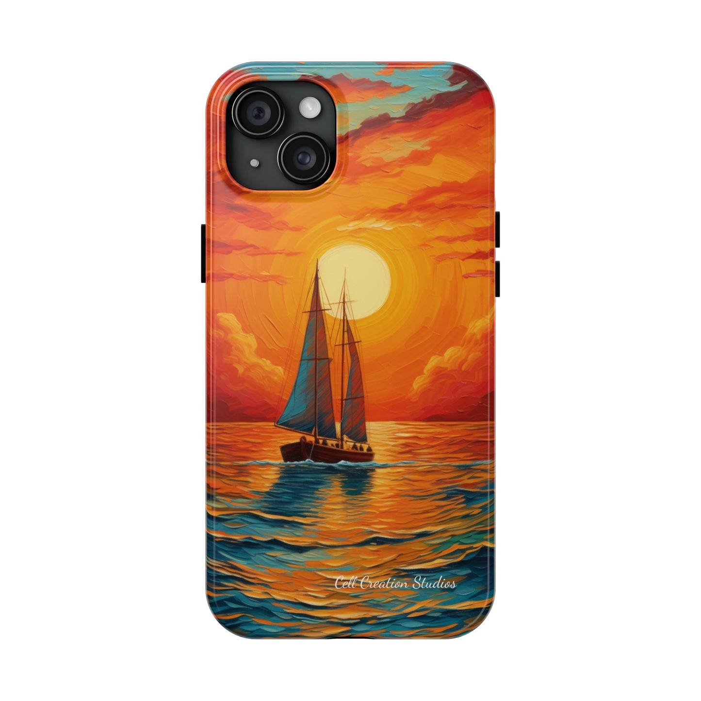 "Sailboat Sunset" -Tough iPhone Cases