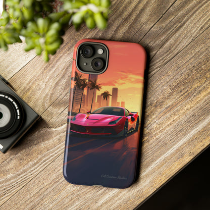 "Sunset Boulevard Ferrari Edition" -Tough iPhone Cases