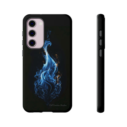 "Blue Flame" Phone Case: Ignite Your Style with Fiery Elegance -Tough Cases