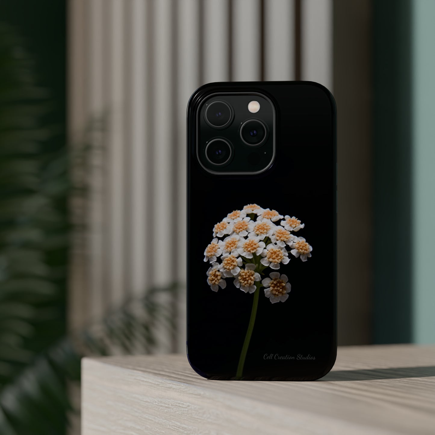 "Elegant Yarrow Bloom" Phone Case -MagSafe Tough Cases