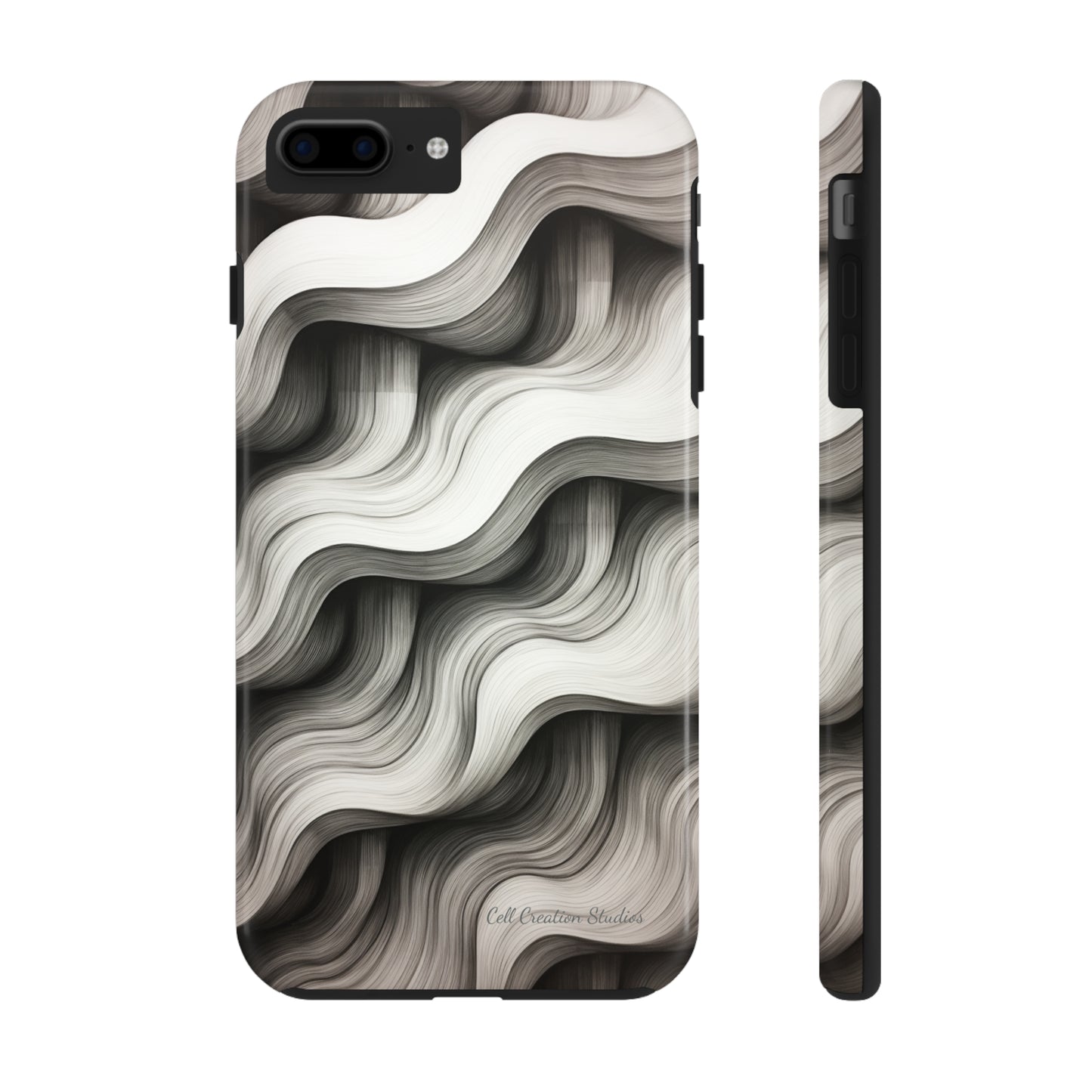 The "Geometric Waves" Cell Phone Case -Tough Phone Cases