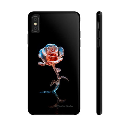 The "Glass Rose Elegance" Phone Case -Tough Phone Cases