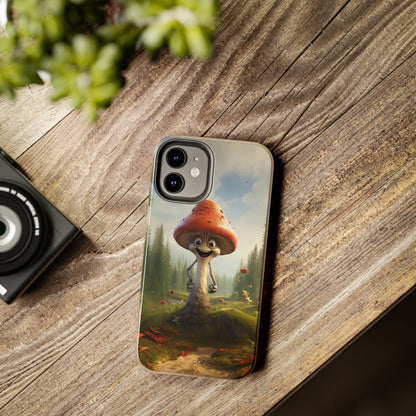 Introducing the "Smiling Mushroom" Cell Phone Case – Spread Joy with Every Glance! -Tough Phone Cases