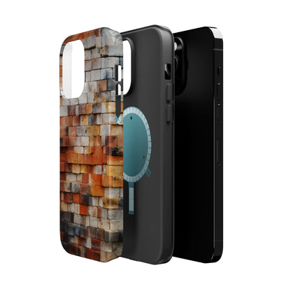 Introducing our "Urban Brickwork" Cell Phone Case – the perfect fusion of style and protection for your device -MagSafe Tough Cases