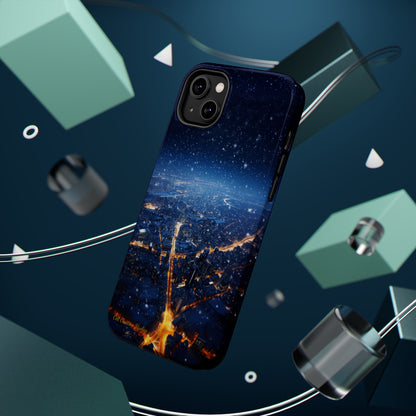 "Urban Snowfall Glow" -MagSafe Tough iPhone Cases