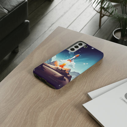 Introducing our "Galactic Odyssey" Cell Phone Case – Launch Your Device into Adventure -Tough Cases