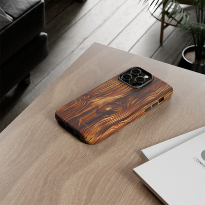 "Wood Grain Elegance"  -Tough iPhone Cases