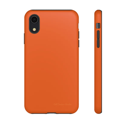 "Orange Burst" -Tough iPhone Cases