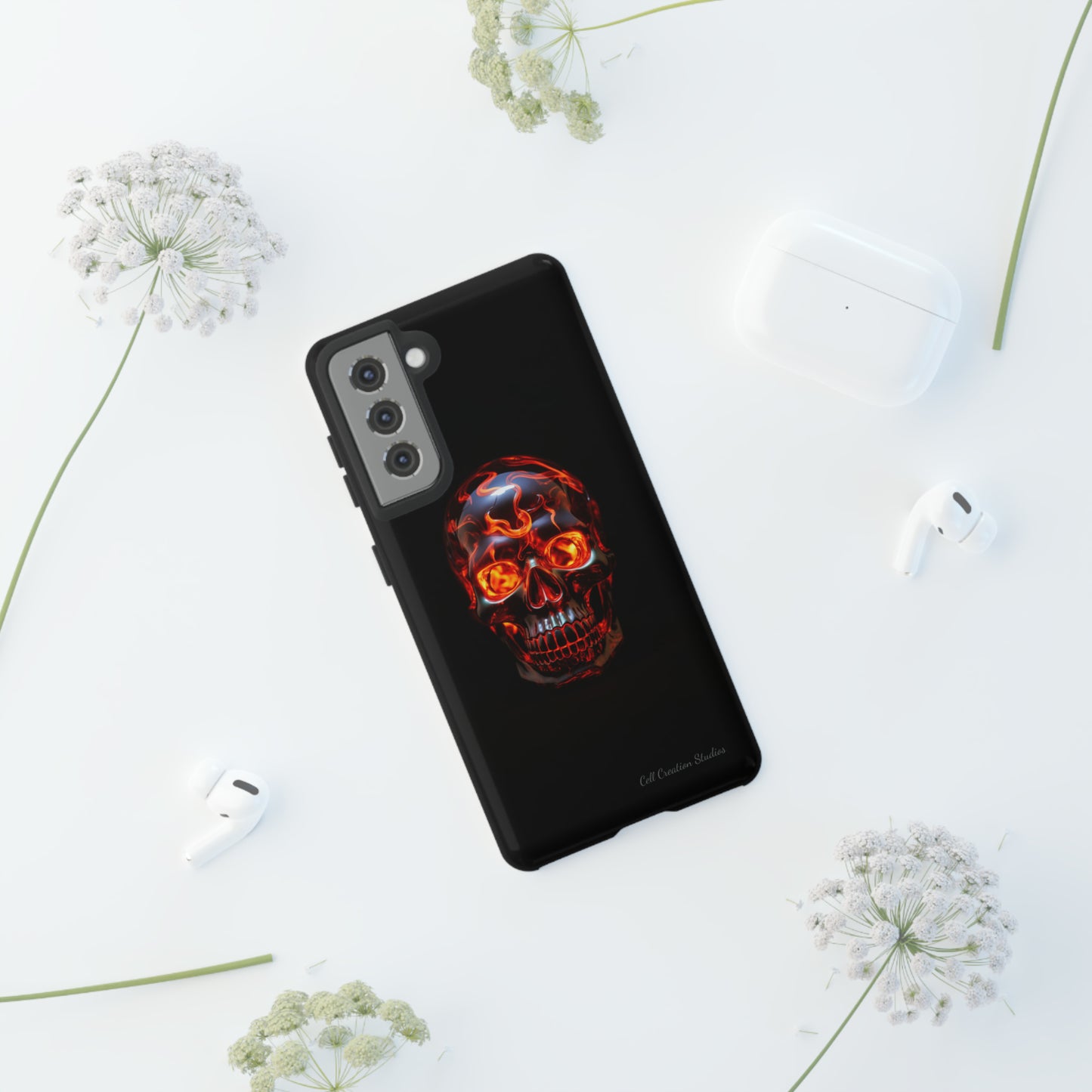 "Inferno Cranium" Phone Case -Tough Cases