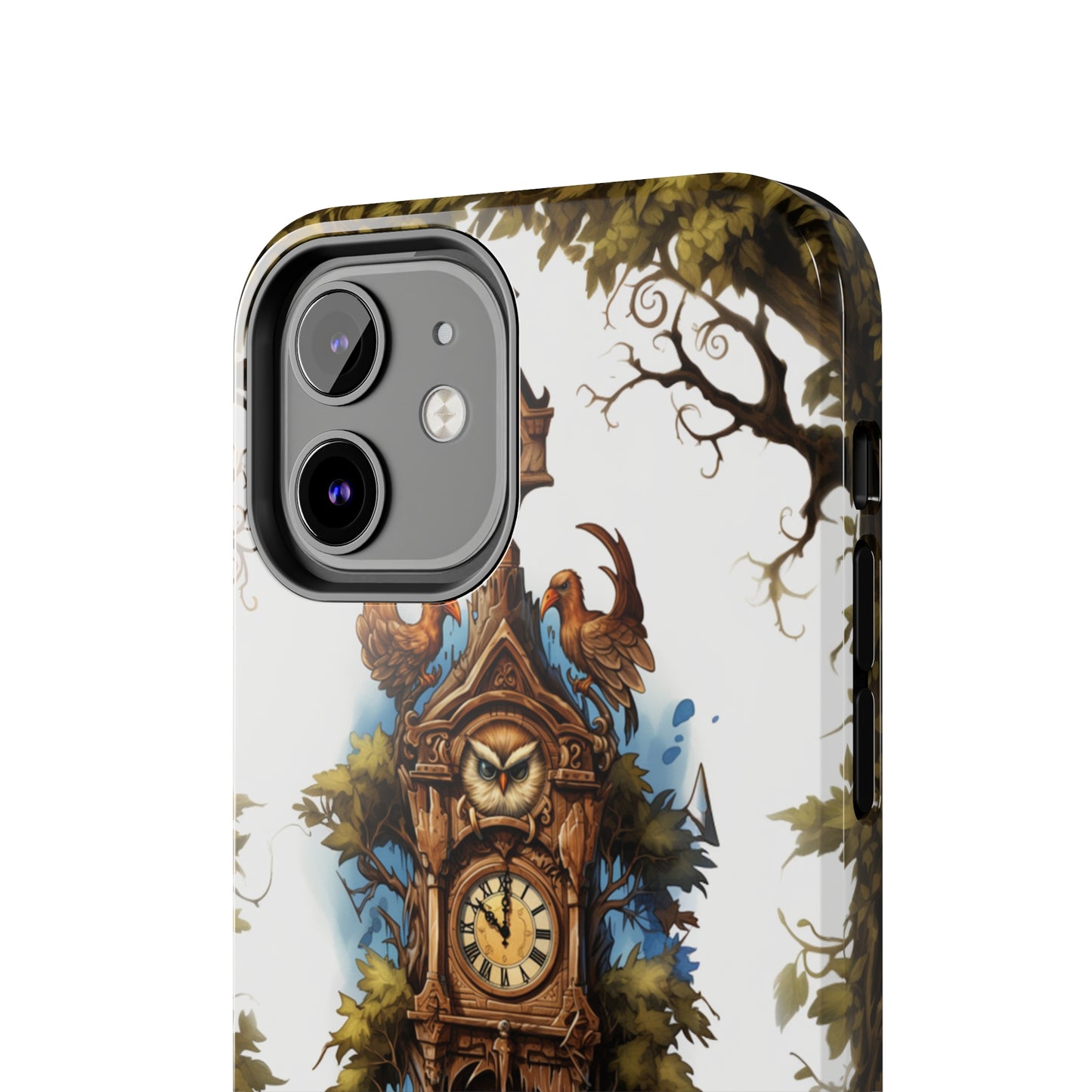 Introducing the "Timeless Charm Cuckoo Clock" Cell Phone Case – Embrace Vintage Elegance -Tough Phone Cases