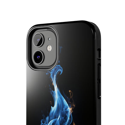 "Blue Flame" Phone Case: Ignite Your Style with Fiery Elegance -Tough Phone Cases