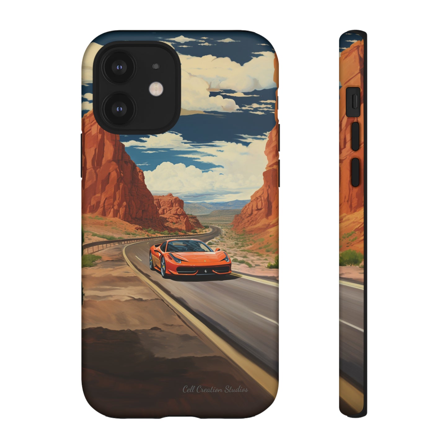 "Desert Racer Ferrari Edition" -Tough iPhone Cases