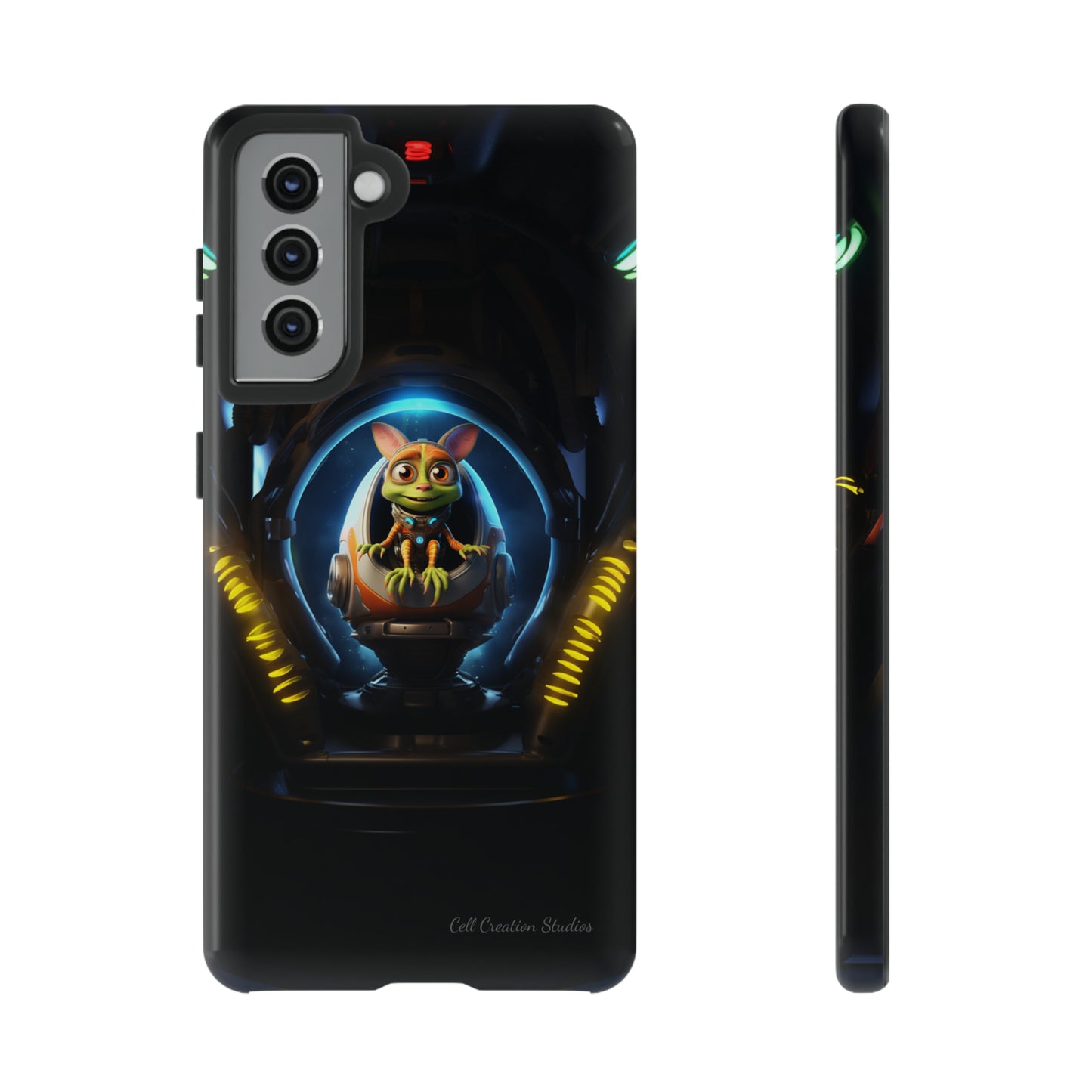 The "Galactic Explorer Alien Spaceship" Phone Case -Tough Cases