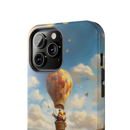 Introducing the "Winnie-The-Pooh's Balloon Adventure" Cell Phone Case – Soar to New Heights in Style -Tough Phone Cases