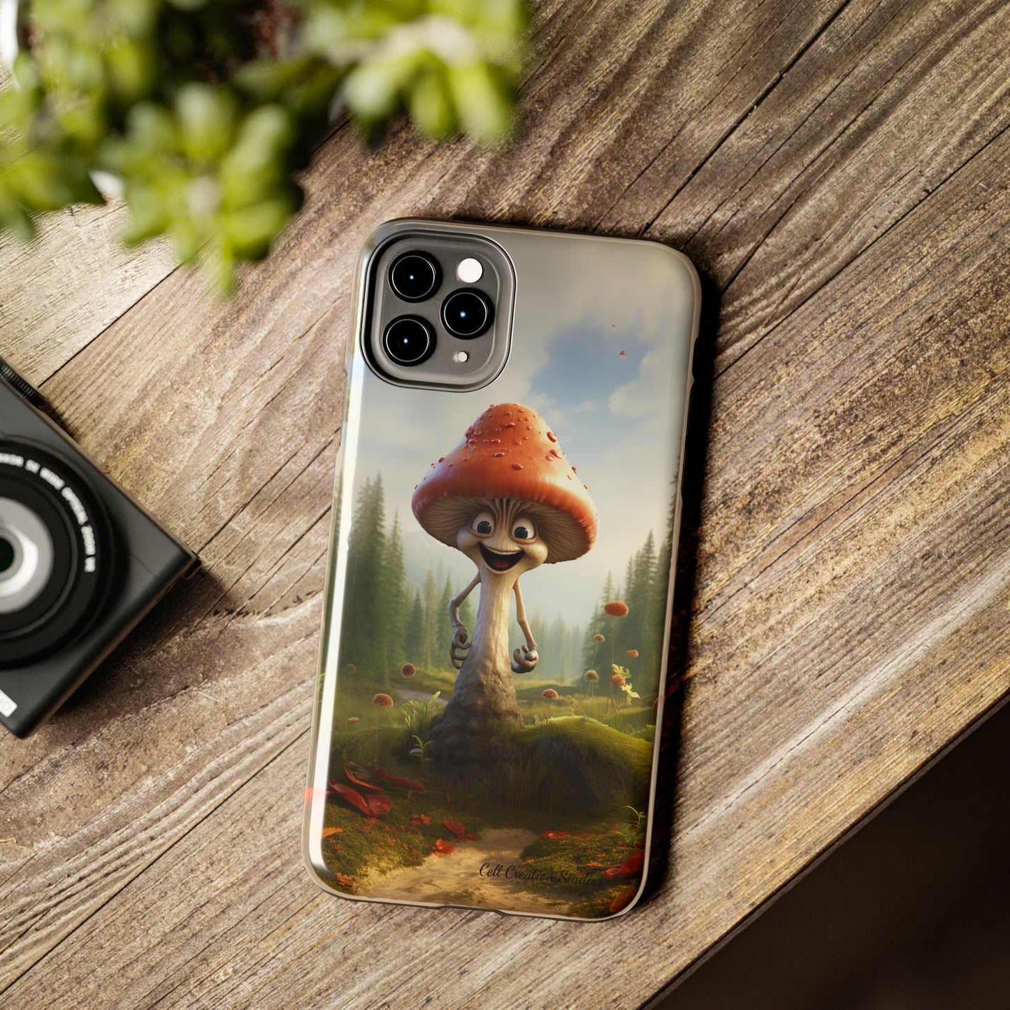 Introducing the "Smiling Mushroom" Cell Phone Case – Spread Joy with Every Glance! -Tough Phone Cases