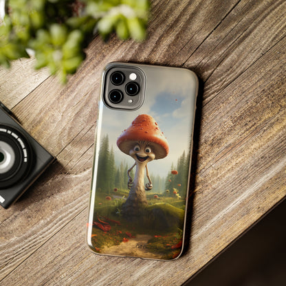 Introducing the "Smiling Mushroom" Cell Phone Case – Spread Joy with Every Glance! -Tough Phone Cases