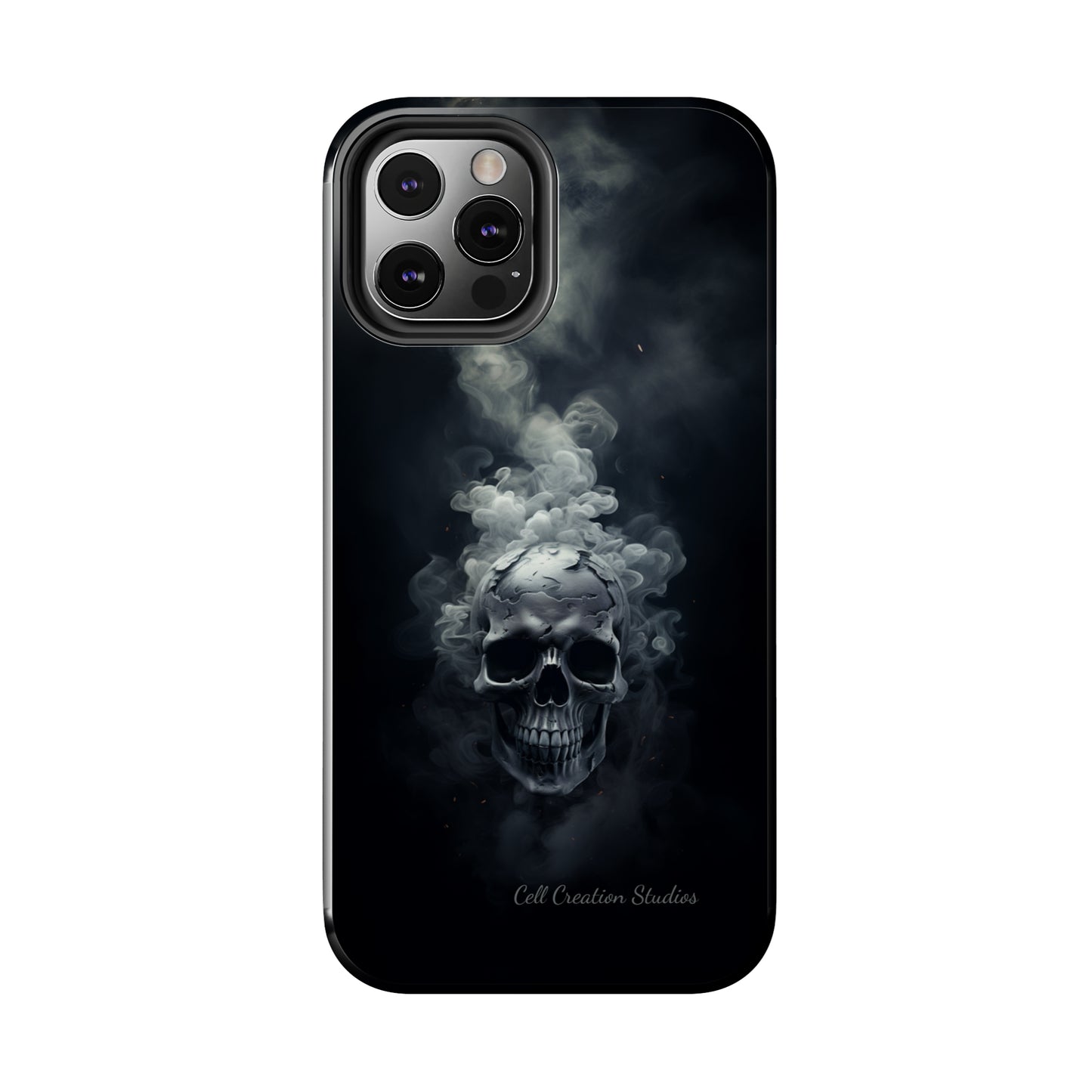 "Ethereal Skull Noir" -Tough iPhone Cases