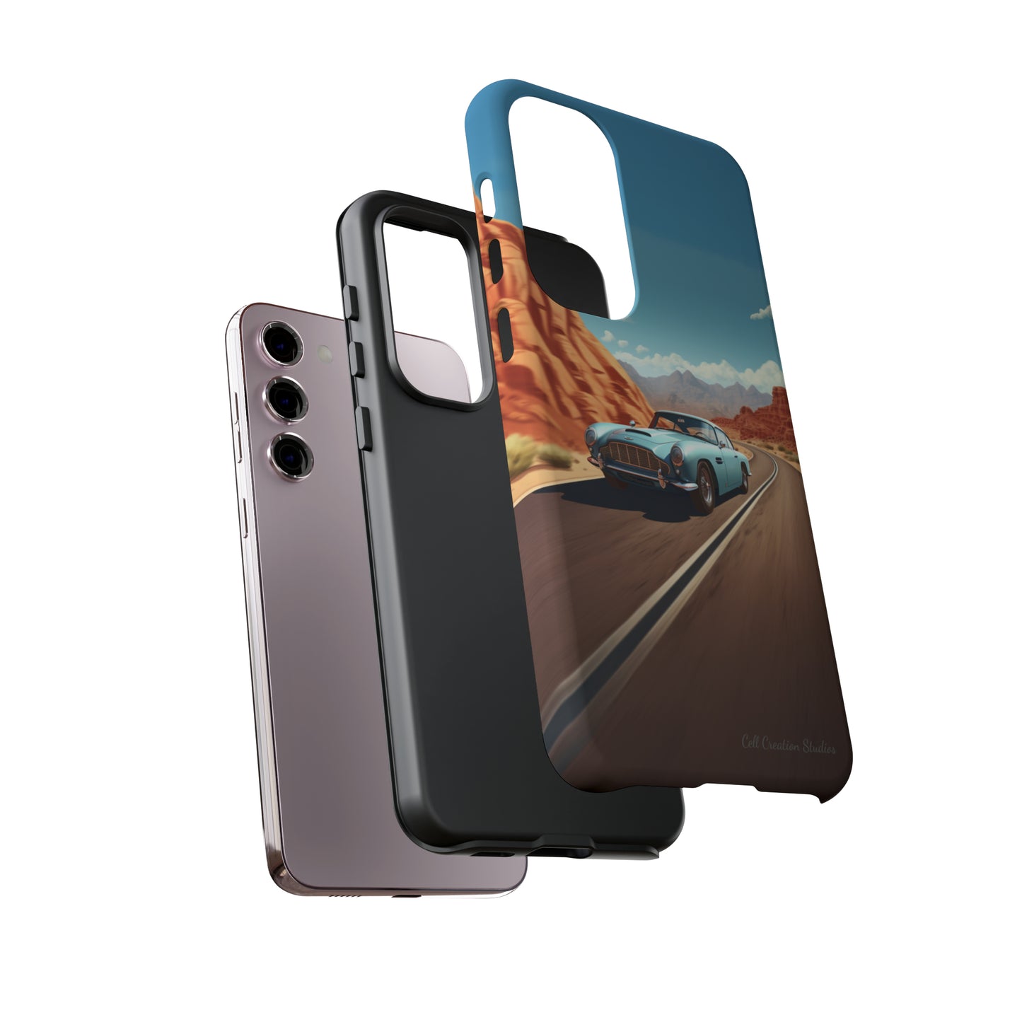 "Silver Racing Legend" -Tough Samsung Phone Cases