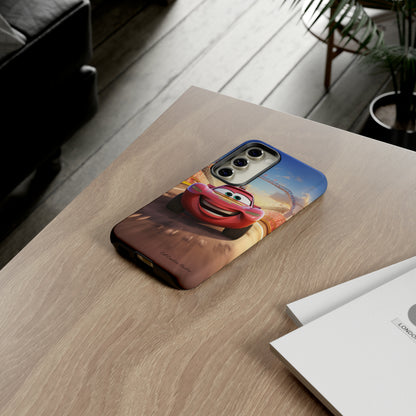 The "Smiling Red Racer" Phone Case -Tough Cases
