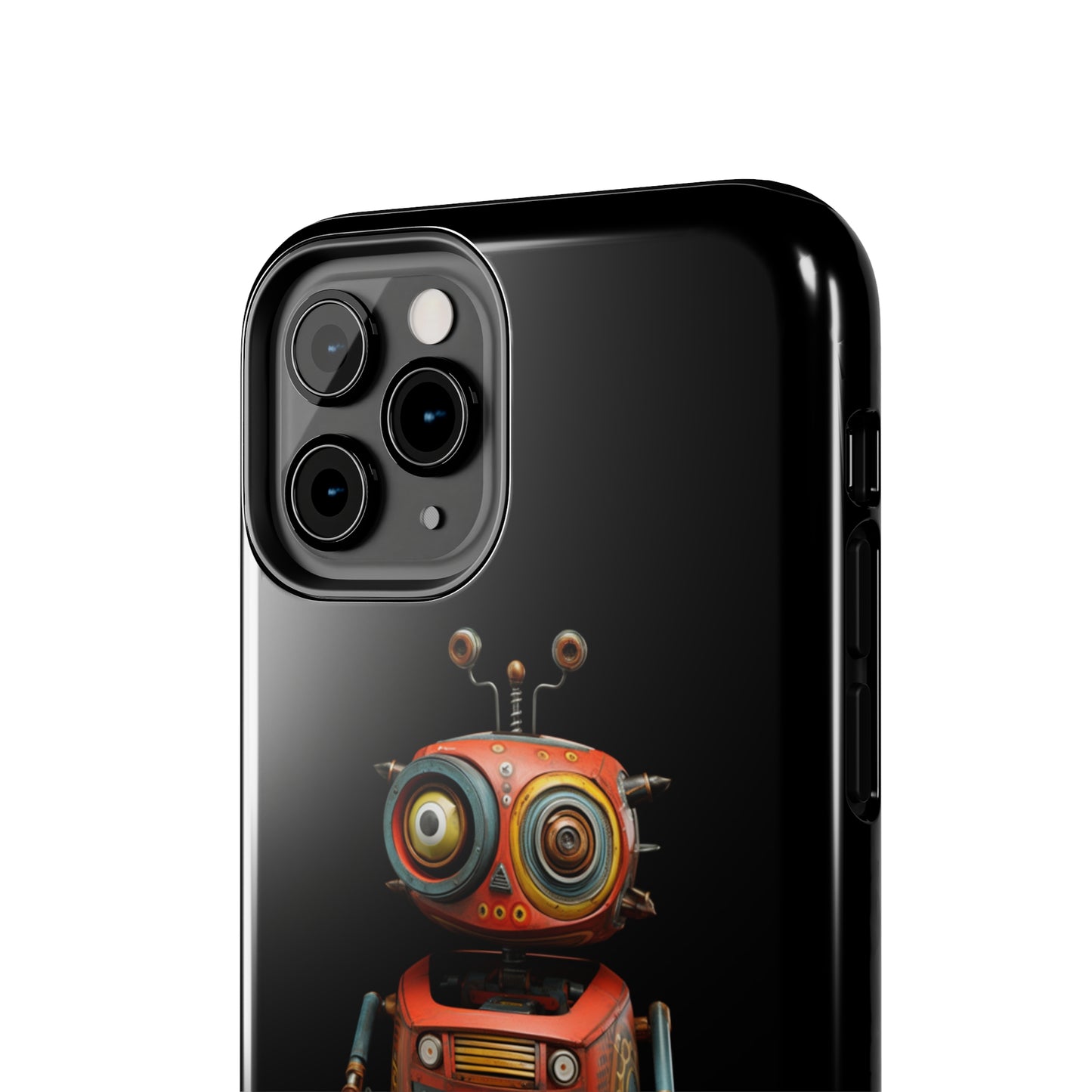 Introducing the "Toy Robot Delight" Cell Phone Case – Embrace Nostalgia with a Playful Robotic Companion! -Tough Phone Cases