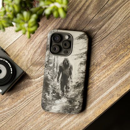 "Bigfoot in the Wilderness" Cell Phone Case – Encounter Bigfoot's Mystery -Tough Cases