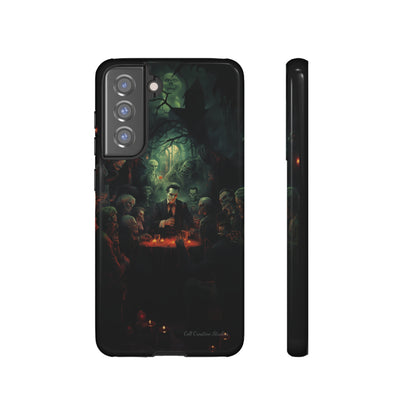 Introducing the "Ghoulish Gala" Cell Phone Case – Dracula's Halloween Soiree -Tough Cases