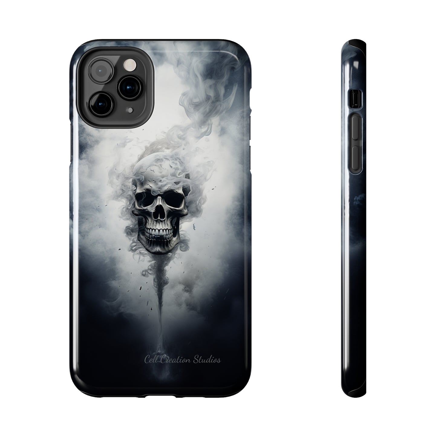 "Mystic Smoke Skull" -Tough iPhone Cases