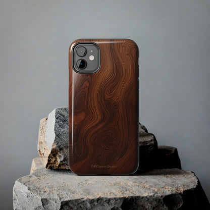 Introducing the "Natural Woodgrain" Cell Phone Case – Embrace Organic Beauty with Wood Pattern Design -Tough Phone Cases