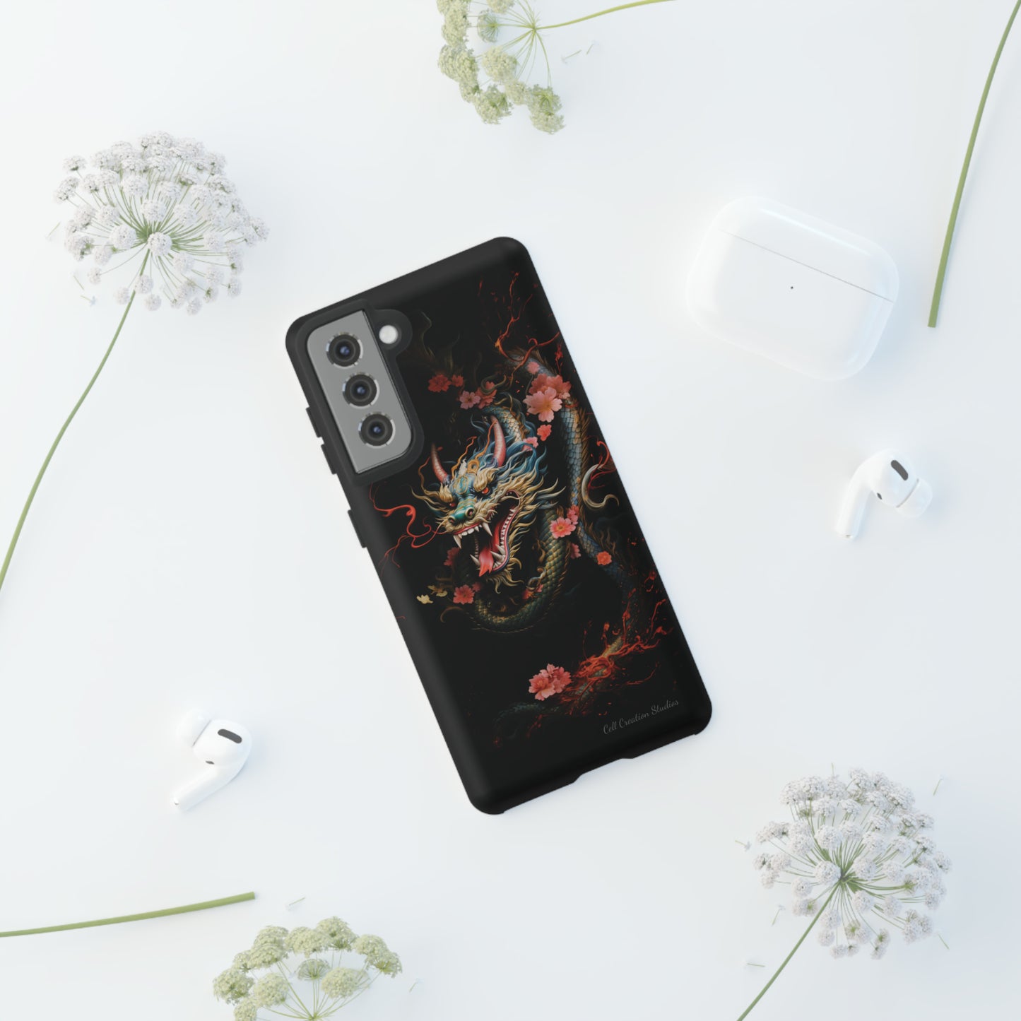 Introducing the "Mystical Japanese Dragon" Cell Phone Case – Unleash the Dragon's Power -Tough Cases