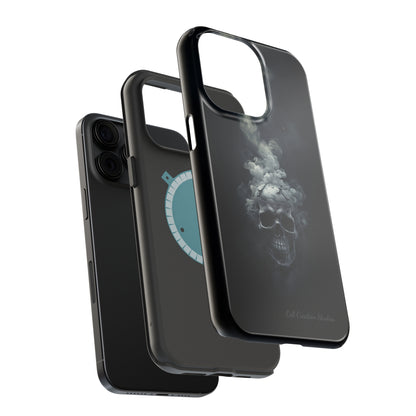 "Ethereal Skull Noir" -MagSafe Tough iPhone Cases