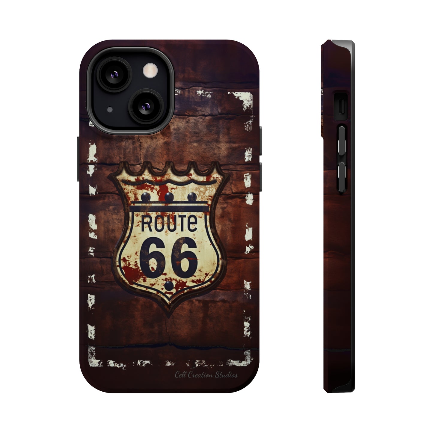 "Retro Route 66" Phone Case -MagSafe Tough Cases