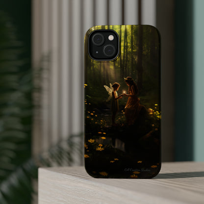 Introducing the "Forest Fairy of Kindness" Cell Phone Case – Where Magic Meets Compassion -MagSafe Tough Cases