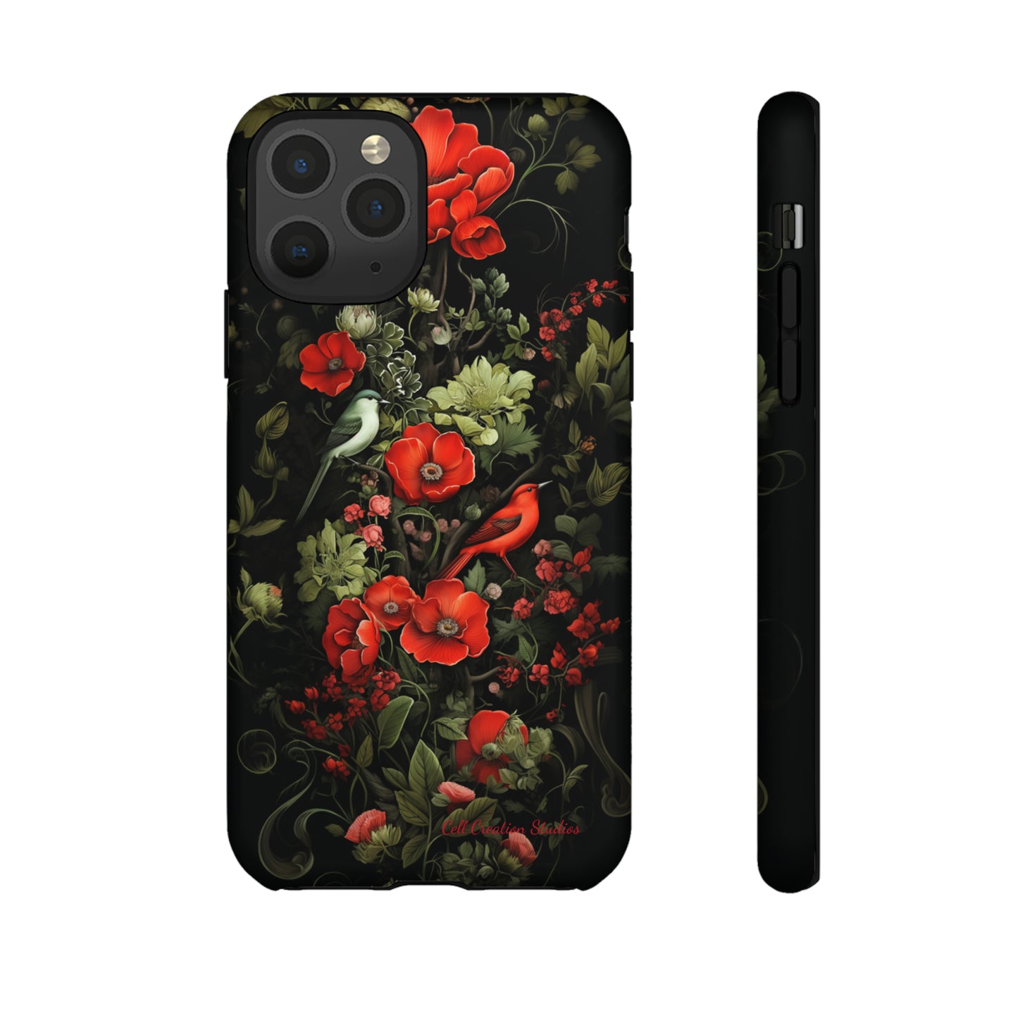 "Floral Serenade Elegance" -Tough iPhone Cases