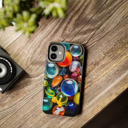 Introducing the "Vibrant Marbles Mosaic" Cell Phone Case – Carry a Kaleidoscope of Colors! -Tough Phone Cases