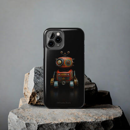 Introducing the "Toy Robot Delight" Cell Phone Case – Embrace Nostalgia with a Playful Robotic Companion! -Tough Phone Cases