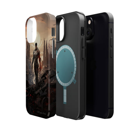 Introducing the "Cyber Guardian" Cell Phone Case – Embrace Futuristic Heroism -MagSafe Tough Cases