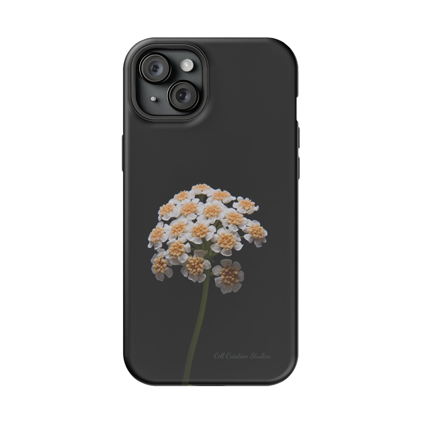 "Elegant Yarrow Bloom" Phone Case -MagSafe Tough Cases