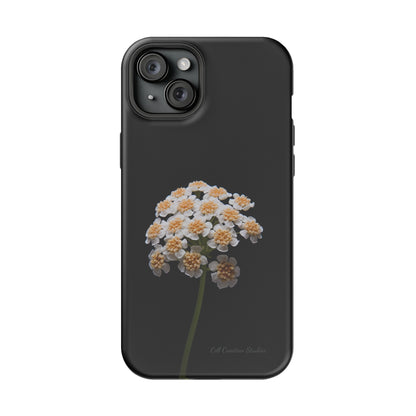 "Elegant Yarrow Bloom" Phone Case -MagSafe Tough Cases