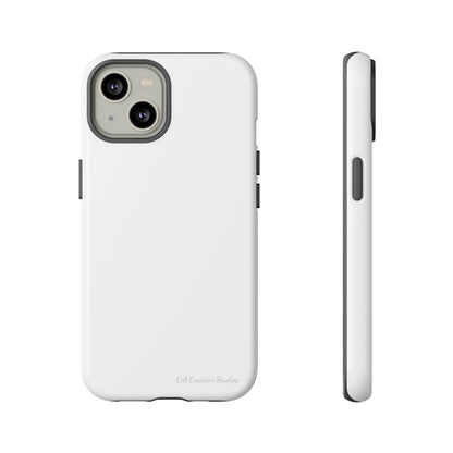 "Pure Elegance White" -Tough iPhone Cases