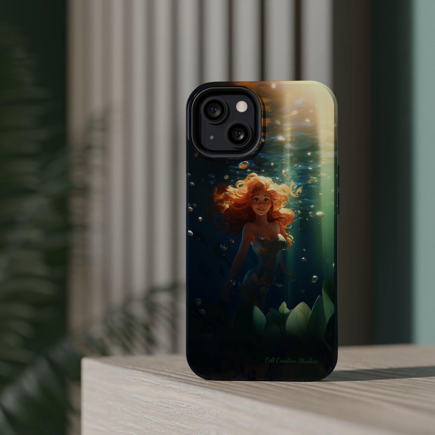 Dive into Enchantment with Our "Ariel Little Mermaid" Phone Case -MagSafe Tough Cases