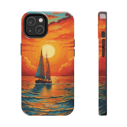 "Sailboat Sunset" -Tough iPhone Cases