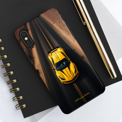 Introducing the "Desert Speedster" Cell Phone Case – Feel the Thrill of a Ferrari Racing through the Desert! -Tough Phone Cases