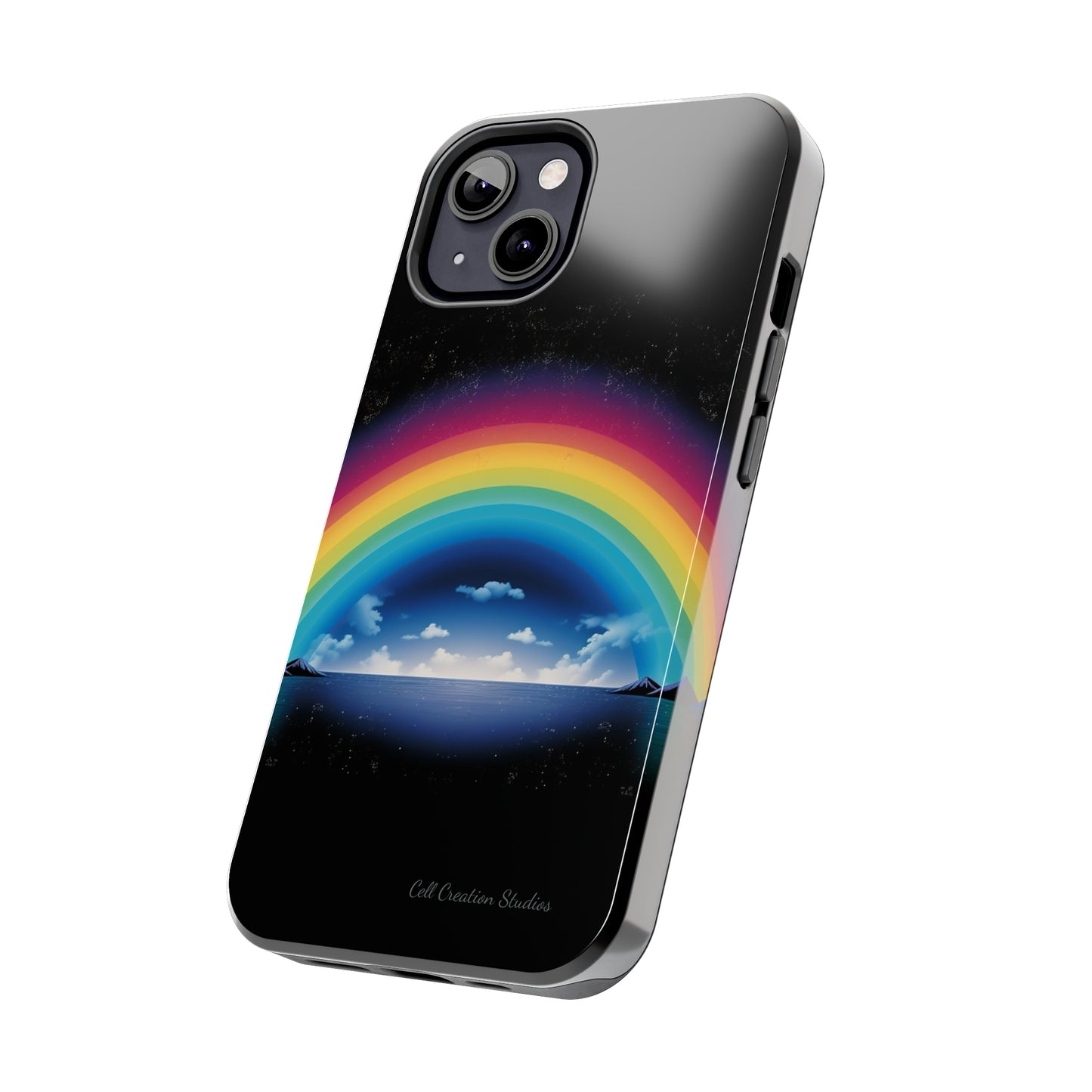 "Vibrant Skies: Rainbow Sunset" Cell Phone Case -Tough Phone Cases