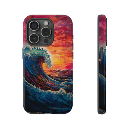 "Colorful Ocean Wave" Cell Phone Case -Tough Cases