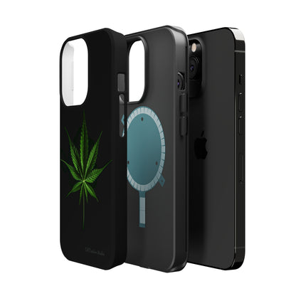 "Cannabis Chic" Marijuana Leaf Phone Case -MagSafe Tough Cases