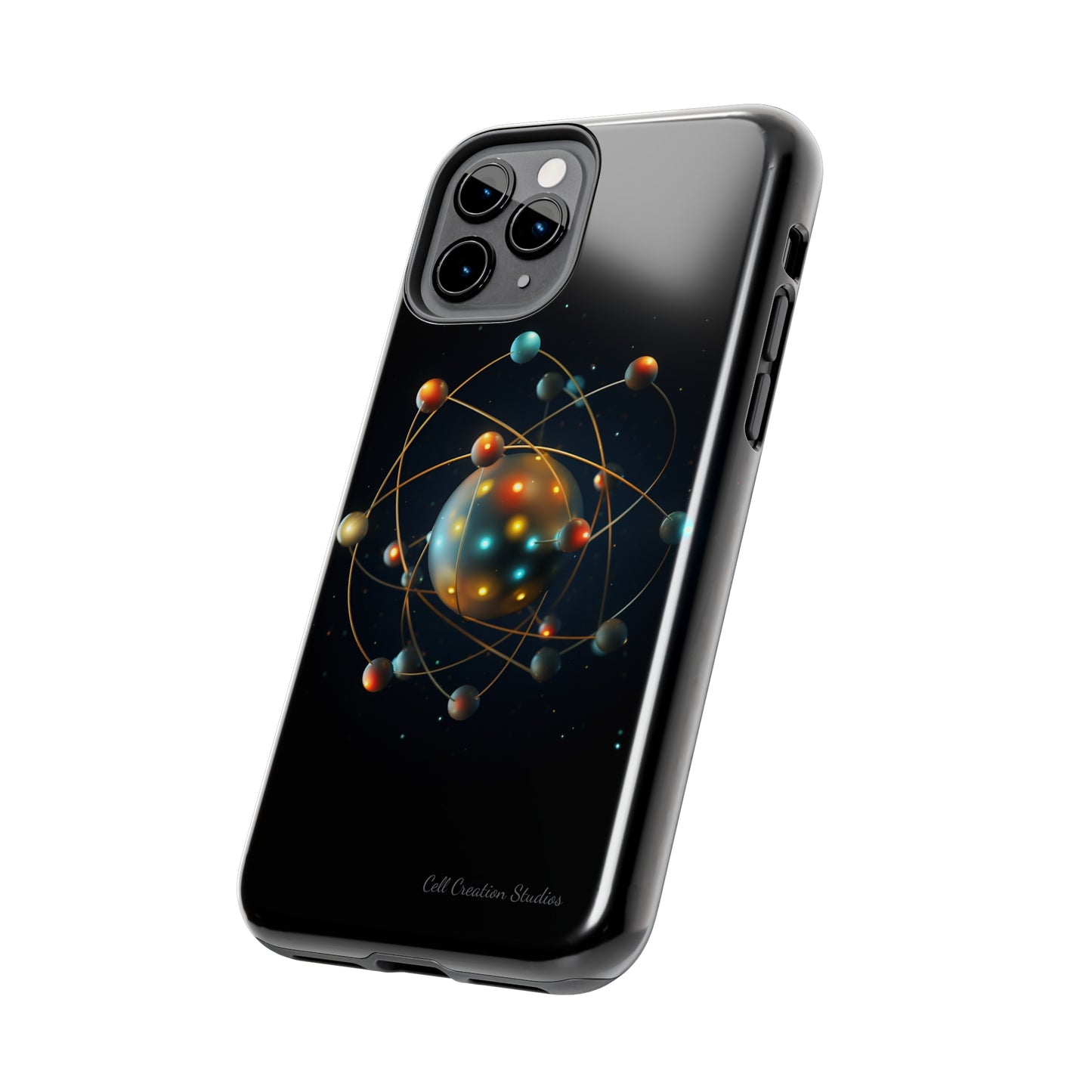 The "Atomic Elegance" Phone Case -Tough Phone Cases