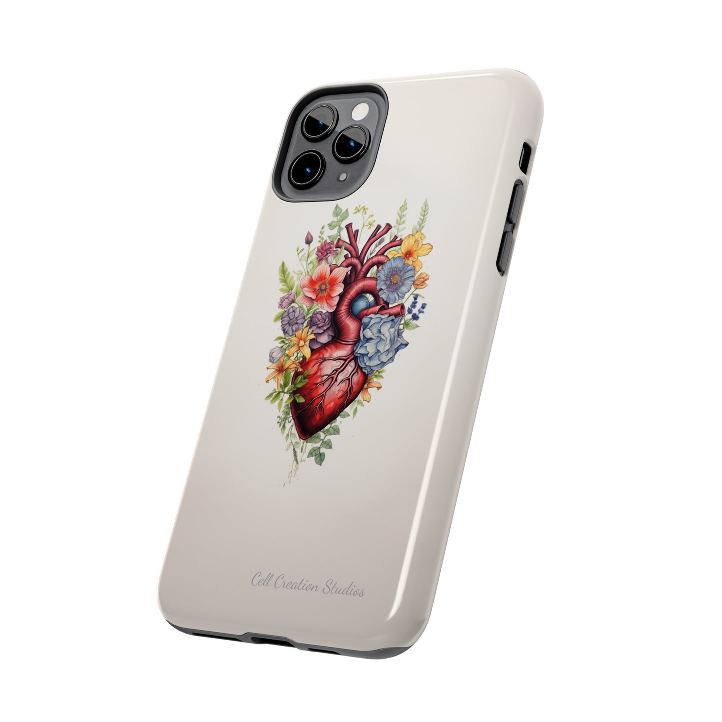 "Blooming Hearts" -Tough iPhone Cases