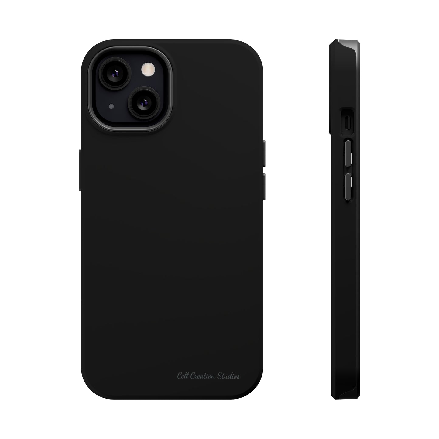 "Stealth Black Defender" -MagSafe Tough iPhone Cases