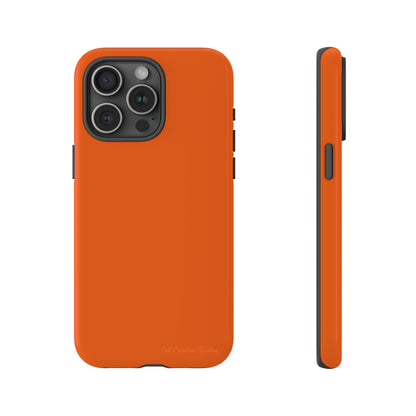 "Orange Burst" -Tough iPhone Cases