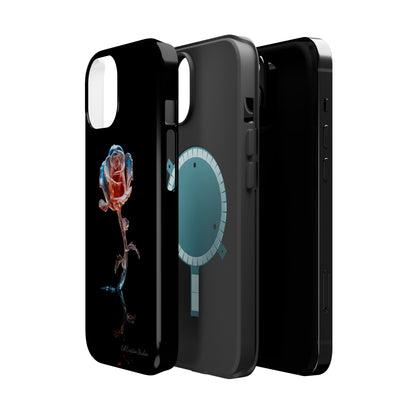 The "Glass Rose Elegance" Phone Case -MagSafe Tough Cases